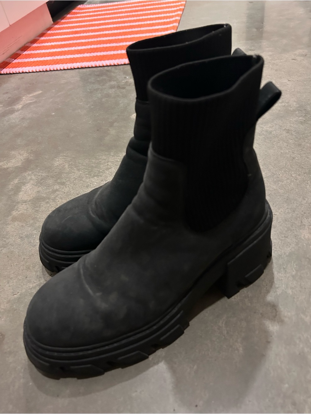 Arctic Waterproof Chunky Black Boots